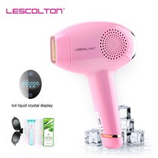 실크 뷰티 바이쉐이퍼 LESCOLTON IPL 제모 레이저 제 모기 여성용 전기 Depilador 영구 기계 Quita Pelos, CHINA_Pink Epilator, Pink Epilator, 1개