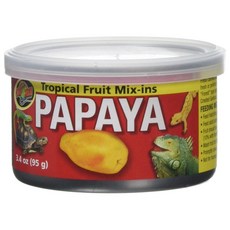 Zoo Med Tropical Fruit Mix-ins Papaya Reptile Food 3.4-Ounce, 1개