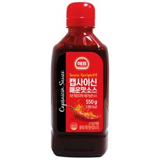 사조해표 캡사이신 매운맛소스, 550g, 10개