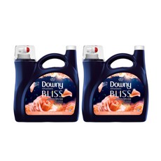  다우니 인퓨전 블리스 섬유유연제 스파클링 앰버 앤 로즈 본품, 3.4L, 2개 