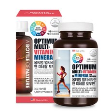 미국산 옵티멈 여성 종합비타민 프리미엄 영양제 20가지 필수 비타민과 미네랄 건강기능식품, 90캡슐 x 1박스