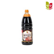 [청우] 첫맛 돼지갈비양념소스 2kg, 2개