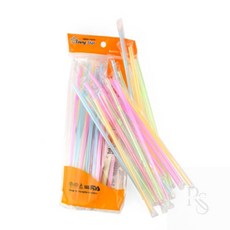 지앤리샵 자바라빨대 혼합(50P) 일회용빨대, 1개