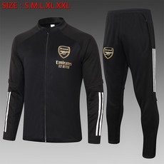 2021 아스날 블랙 져지집업 축구 트레이닝복세트 T648