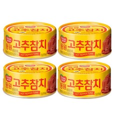 동원 고추 참치, 85g, 4개