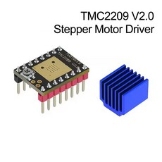 TMC2209 V2 드라이버용 UART 스텝 MKS 드라이버 모터 스틱 NE 23 프린터 로빈 5A TI 나노 3D 부품 초저소음 스테퍼, TMC2209 V2.0, 1Pcs