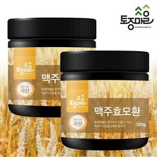 [토종마을]국산 맥주효모환 300g X 2통, 단품