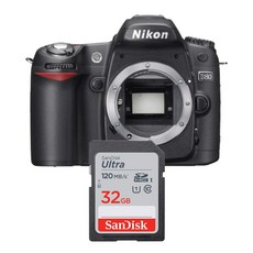 니콘 D80 DSLR 카메라 메모리카드 샌디스크 울트라SD 32GB - 니콘d80