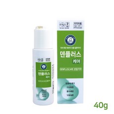 덴플러스 케어 치아미백 천연치약 40g