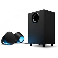 게임 구동 RGB 조명 영국 플러그가 장착 된 로지텍 G560 PC 게임용 울트라 서라운드 사운드 스피커, 단일상품, 단일상품