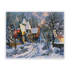 크리스마스보석십자수