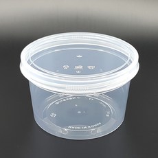 원형 밀폐용기 반찬통 소분용기, 15개, 480ml 15개, 480ml