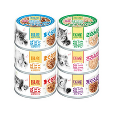 아이시아AIXIA) 먀우먀우 토비키리 캔 60g 박스, 24개