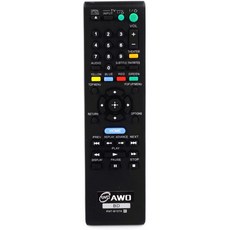 소니 블루레이 DVD 플레이어용 AWO RMT-B107A RMT-B105A 교체 리모컨 BDP-S570 BDPS570 BDPS370 RMT-B107A BDP-BX57 BDP-BX37, 단일옵션, 단일옵션