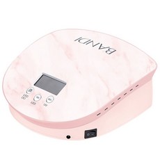 반디 LED UV 겸용 네일아트 명품 파워 젤램프 핑크, 핑크마블, 1개