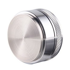 커피 핸들리스 템퍼 바리스타 카페 마카롱 탬퍼 디스트리뷰터 58mm, 은색실58mm
