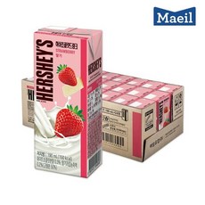 매일유업 [비밀할인] 매일 허쉬드링크 딸기 190ml 24팩