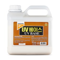 가나다용품 UV베이스3.75L 유브이베이스 UV코팅바닥왁스 코팅제 광택제 우드 목재 원목 나무 마루 거실 UV코팅바닥왁스작업 왁스 깨끗하게 광택왁스, UV베이스, 1개