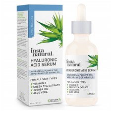 InstaNatural Hyaluronic Acid Facial Serum 미국 인스타내츄럴 히알루로산 페이셜 세럼 60ml 1팩