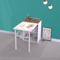 텐스페이스 루체 600 접이식식탁 테이블 소형 RA11R, 화이트