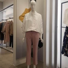 나이스클랍 파스텔톤 원버튼 세미부츠컷 슬랙스 A202BWP301