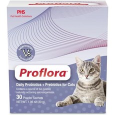 Proflora 고양이 파우더 고양이의 완전한 장 건강 면역 지원을 위한 프로플로라 프로바이오틱스. 소화 다중 균주 프로바이오틱스를 쉽게 사용할 수 있습니다. 더 쉬운 다이어트, 1개, 30g