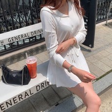  [미나그램] 먼린 후드 투피스 SET 