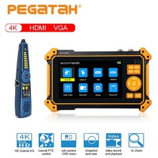 CCTV 테스터 모니터 5 인치 4K IPC 테스터 Poe 카메라 Ip CCTV 카메라 테스터 미니 모니터 테스터 카메라 A, 02 TI-HD9631C