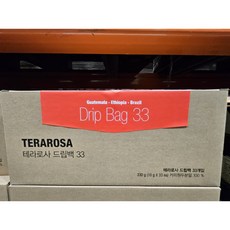 테라로사 드립백 커피 10g 33개