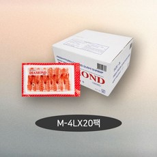 (대용량) 초새우 초밥용 새우초밥 자숙새우 M L 2L 3L 4L (20팩), 초밥용새우 L (1박스 20팩), 20개