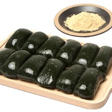 진맛 완주에서 만든 국산 쑥떡 인절미(콩고물 포함) 2kg 4kg, 1box