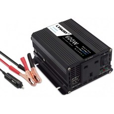차량 악세사리 600W 파워 인버터 DC 12V ~ AC 230V 240V 3in-1 자동차 충전기 담배 라이터 소켓 + AC 플, 단일옵션