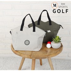 여성 MIND 골프 파우치 손가방 골프토트백, 카키, 1개