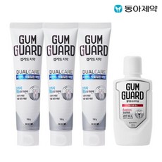 [KT알파쇼핑][잇몸관리] 검가드 치약 150g*3 + 검가드 100ml *1, 150g, 1세트