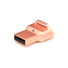 윈도우10로그인 공인인증서 지문 인식 판독기 USB, 로즈 골드