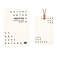 롤시 한국의미 가죽 여권케이스 하회탈