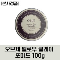 [본사정품] 오브제 멜로우 클레이 포마드 100g [AAAA00042], 1개