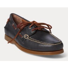 POLO RALPH LAUREN [Polo Ralph Lauren] Merton Leather Boat Shoe 478673 WEATHERED BLUE/GUM