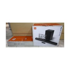 6.5" 무선 서브우퍼가 장착된 JBL Bar 2.1 Deep Bass 300W 사운드바 시스템