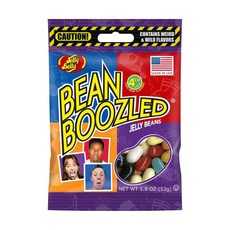 Jelly Belly Bean Boozled Bag 1.9 oz 젤리 벨리 빈 부즐 4th 에디션 크리스마스 파티 복불복 게임 미국산 홀리데이 캔디 스낵 53g, 1개