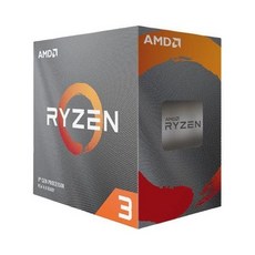 AMD 라이젠 3 3100 3.6GHz 레이스 스텔스 2MB L2 데스크탑 프로세서 박스형