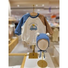 (백화점 상품) (밍크뮤10) 24FW(BL)붕붕카SET바디슈트(모자포함) (34A7067601) 2566769