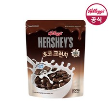 켈로그 허쉬 초코크런치 시리얼, 500g, 5개