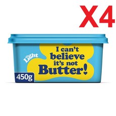 450G 4개 아이 캔트 빌리브 잇츠 낫 버터 라이트 스프레드 식물성오일 마가린 I Can't Believe It's Not Butter Light Spread