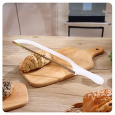 YMICHI 아크릴 브레드 보우 나이프40.6cm16인치 사워도우 빵 칼 수제 빵용 톱 활 나이프 오른핸드잡이 스테인리스 스틸 블레이드 유니폼 컷 TM, 1개