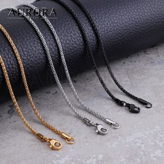 18K골드 & 실버컬러 팝콘 체인 목걸이 NECK-1924