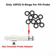 조인트 필링 프로브 빠른 충전 어댑터 BSA 스트레이트용, [02] 10 O-Rings For Probe, 1개
