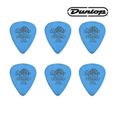 세트(6) 던롭 피크 418R1.0 Tortex STD 1.0mm PICK, 단품, 1개