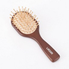 물건짱 월넛패들형볼팁헤어브러쉬 소 일반 헤어브러쉬, 1