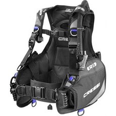 [아마존베스트]Cressi Lightweight Scuba Diving Jacket BCD with Integrated Movable Weight Pockets and, BlackBlue_X-Small, BlackBlue